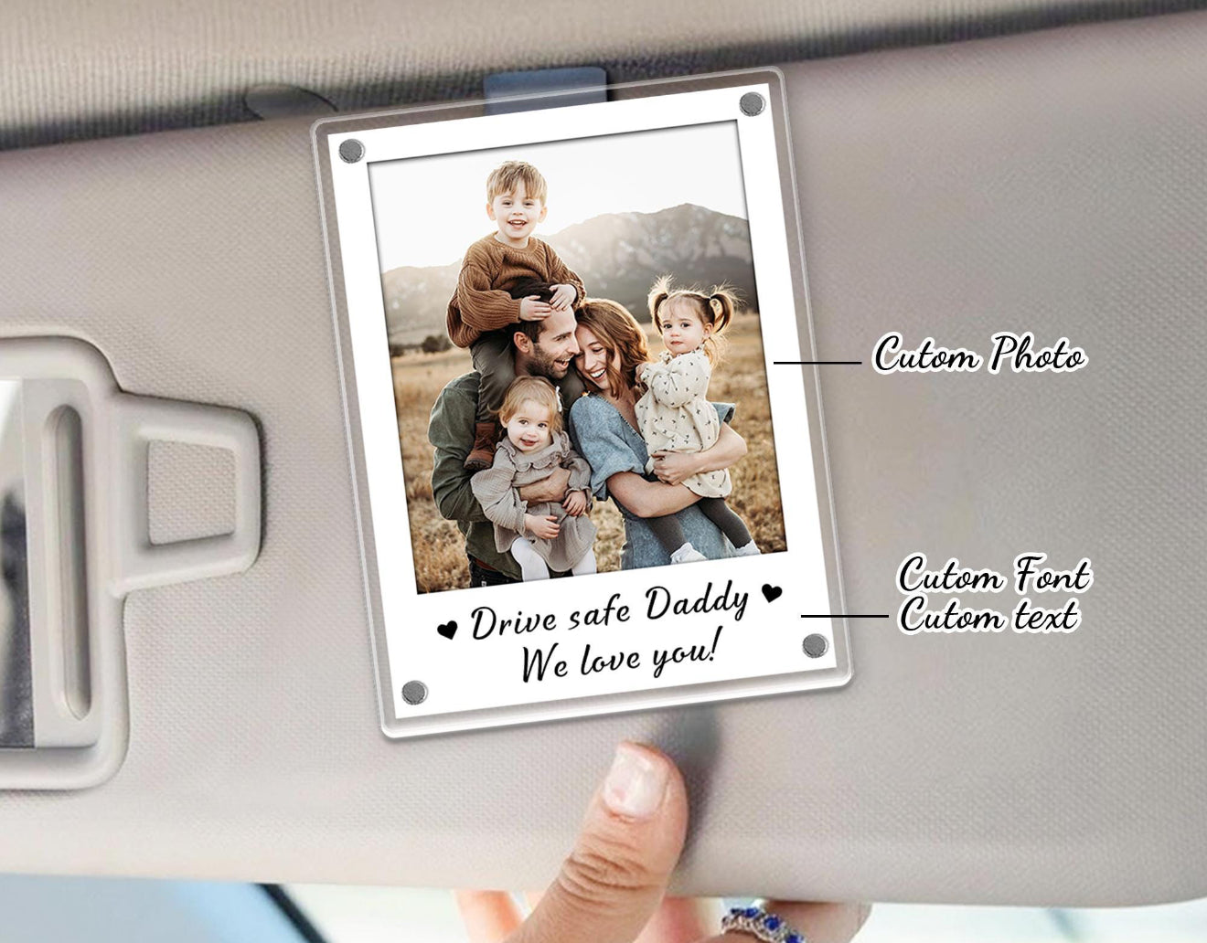 Photo Car visor clip